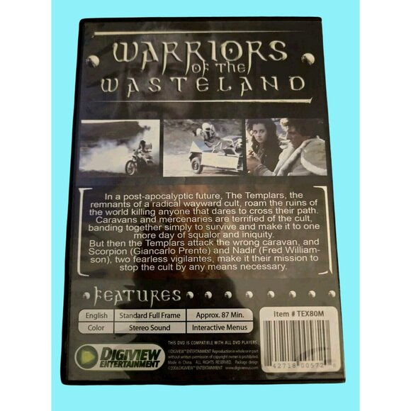 Warriors Of The Wasteland DVD Fred Williamson - Picture 2 of 2